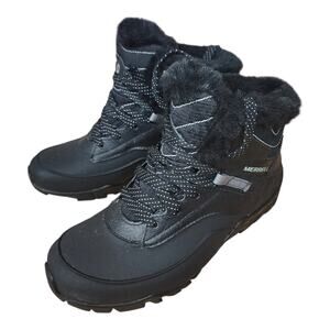 Merrell Aurora 6 Ice+ WaterproofSnow Vibram Womens Boots J37216 US Size 9